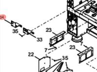  4 KMK-M1339-10 BRKT.,FL YAMAHA